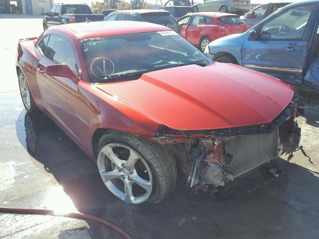 2G1FC1E30E9191533 - 2014 CHEVROLET CAMARO LT RED photo 1