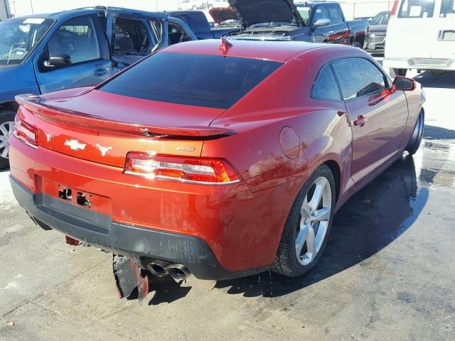 2G1FC1E30E9191533 - 2014 CHEVROLET CAMARO LT RED photo 4