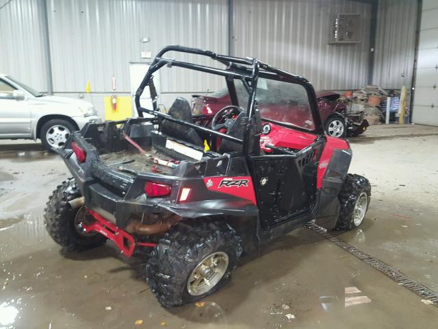 4XAJT87AXEF361997 - 2014 POLARIS RZR 900 XP RED photo 4