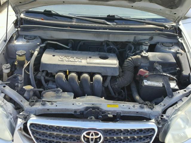 1NXBR32E46Z592766 - 2006 TOYOTA COROLLA CE SILVER photo 7