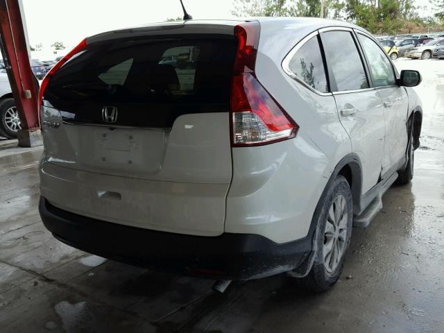 5J6RM3H59EL012760 - 2014 HONDA CR-V EX WHITE photo 4