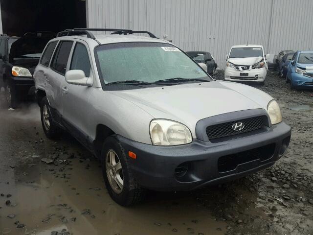 KM8SB12B64U612303 - 2004 HYUNDAI SANTA FE G SILVER photo 1