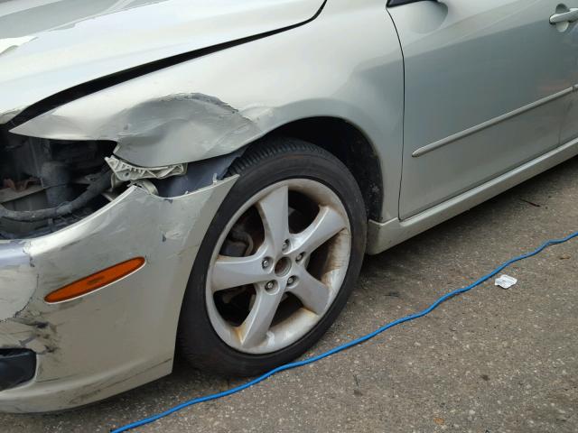 1YVHP80D765M01079 - 2006 MAZDA 6 S GRAY photo 9