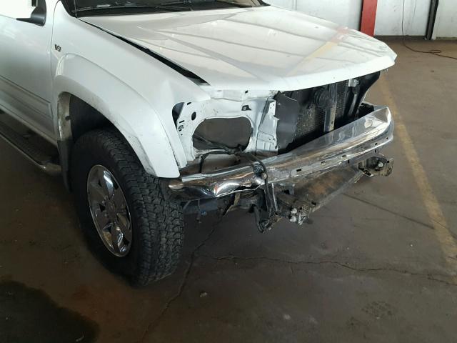 1GCHTDFP4B8141020 - 2011 CHEVROLET COLORADO L WHITE photo 9