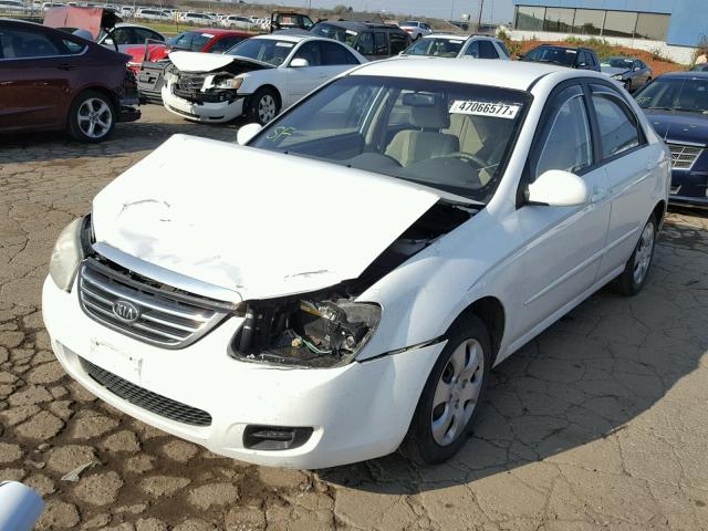 KNAFE121485544195 - 2008 KIA SPECTRA EX WHITE photo 2