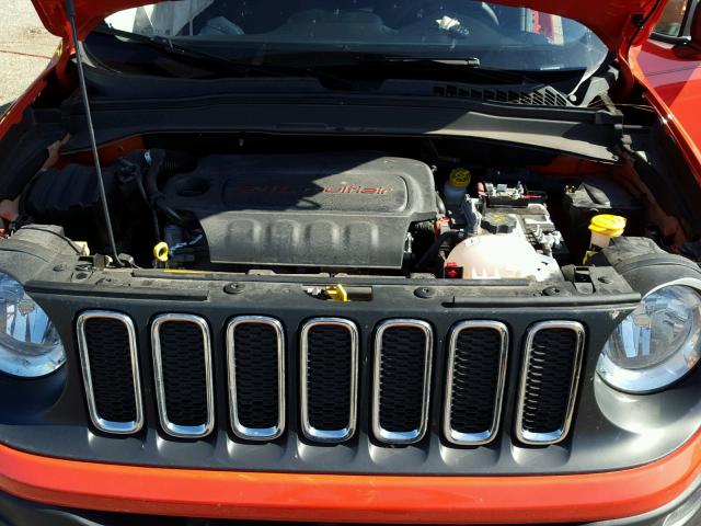ZACCJAAT0GPD43825 - 2016 JEEP RENEGADE S 橙色 照片 7