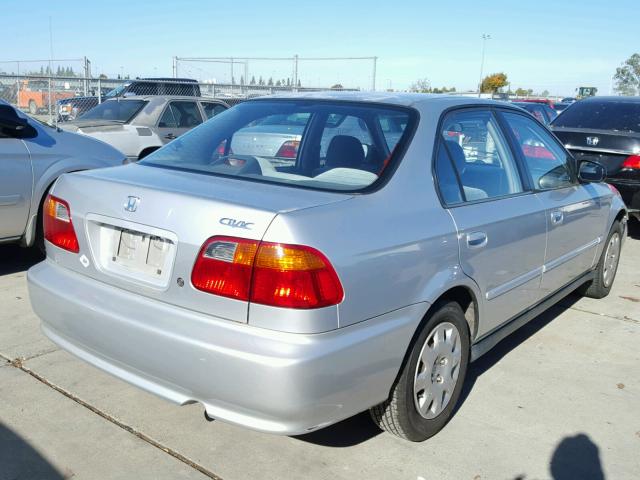 2HGEJ6611XH536484 - 1999 HONDA CIVIC BASE SILVER photo 4