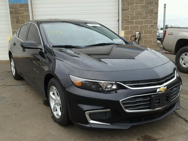 1G1ZB5ST0HF187327 - 2017 CHEVROLET MALIBU LS BLACK photo 1