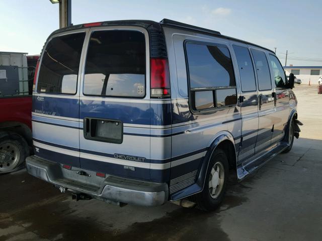 1GBFG15R8V1088188 - 1997 CHEVROLET EXPRESS G1 BLUE photo 4