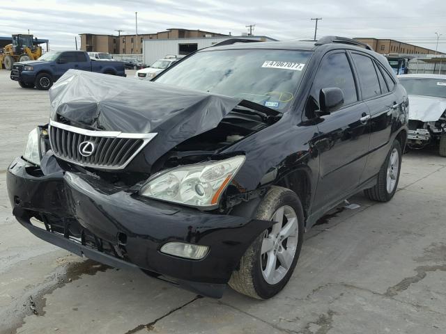 2T2GK31U98C035483 - 2008 LEXUS RX 350 BLACK photo 2