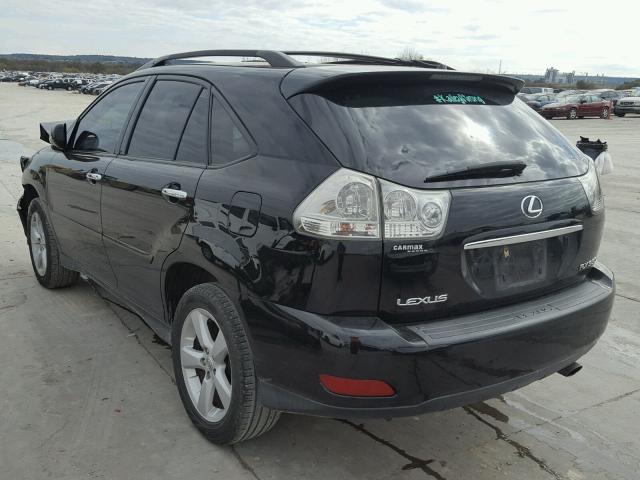 2T2GK31U98C035483 - 2008 LEXUS RX 350 BLACK photo 3