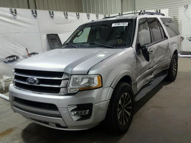 1FMJK1HT1FEF26874 - 2015 FORD EXPEDITION SILVER photo 2