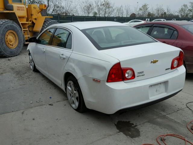 1G1ZA5EU2BF357055 - 2011 CHEVROLET MALIBU LS WHITE photo 3