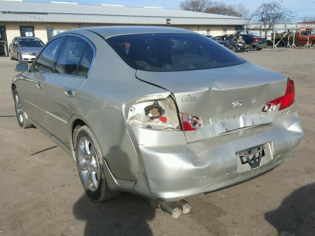 JNKCV51FX6M609126 - 2006 INFINITI G35 SILVER photo 3