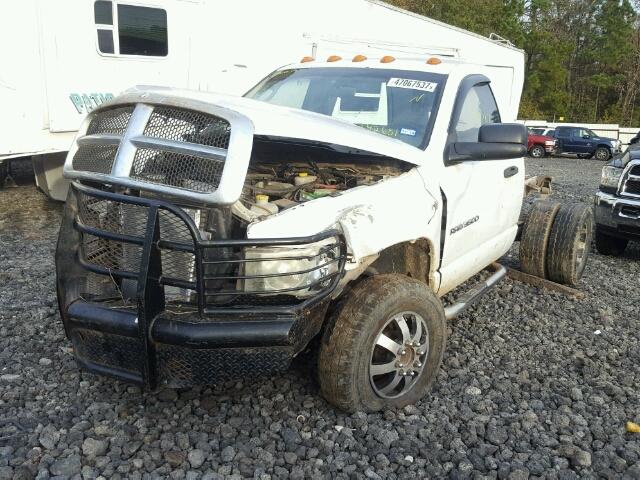 3D7MU46C24G242651 - 2004 DODGE RAM 3500 S WHITE photo 2