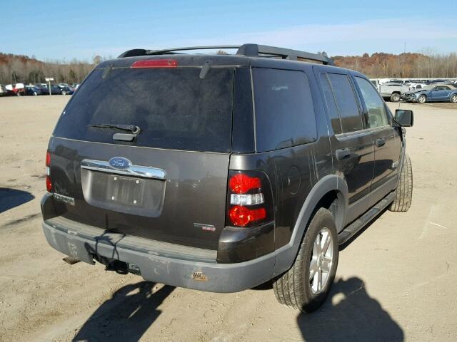 1FMEU63E66UA66165 - 2006 FORD EXPLORER X BLACK photo 4