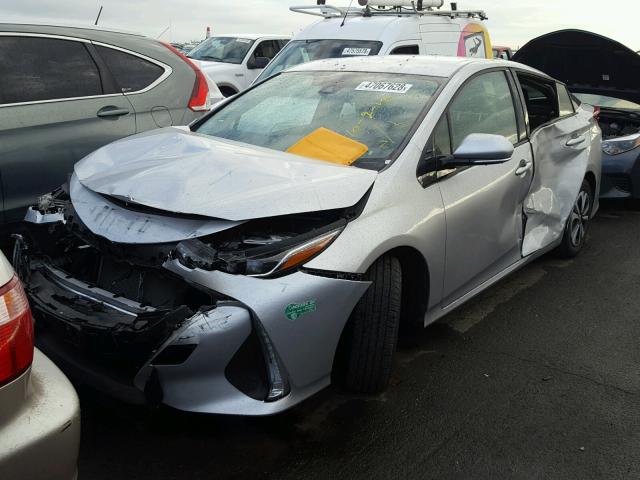 JTDKARFP4H3029980 - 2017 TOYOTA PRIUS PRIM ვერცხლისფერი ფოტო 2