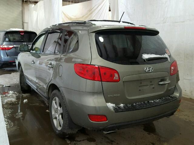 5NMSH73E37H108690 - 2007 HYUNDAI SANTA FE S GRAY photo 3