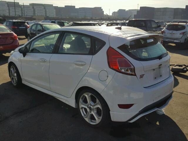 3FADP4GX2FM126928 - 2015 FORD FIESTA ST WHITE photo 3