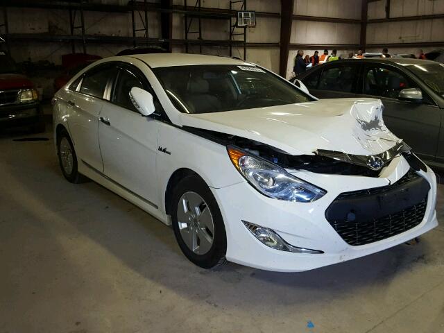 KMHEC4A46CA023086 - 2012 HYUNDAI SONATA HYB WHITE photo 1