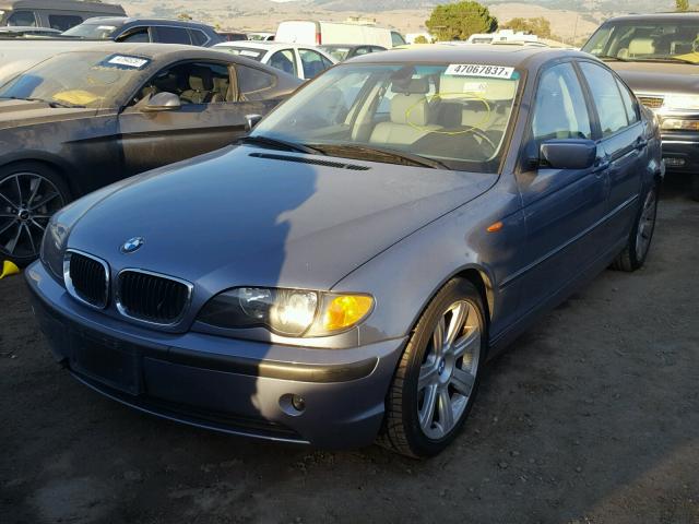 WBAET37423NJ40689 - 2003 BMW 325 I BLUE photo 2