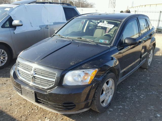 1B3HB48B78D718189 - 2008 DODGE CALIBER SX BLACK photo 2