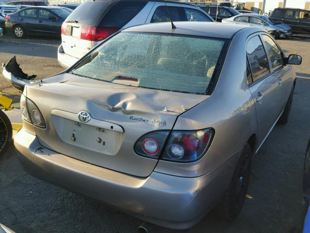 2T1BR32E64C165832 - 2004 TOYOTA COROLLA CE TAN photo 4