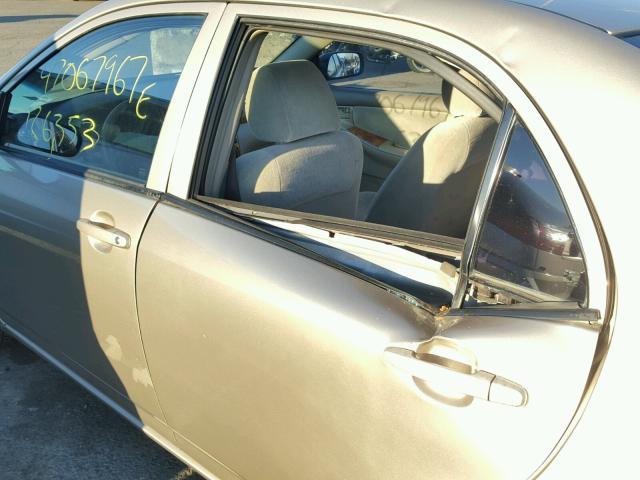 2T1BR32E64C165832 - 2004 TOYOTA COROLLA CE TAN photo 9