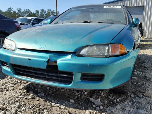 1HGEJ1225RL037694 - 1994 HONDA CIVIC EX TEAL photo 9