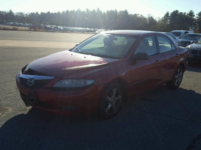 1YVFP80C455M28656 - 2005 MAZDA 6 I RED photo 2