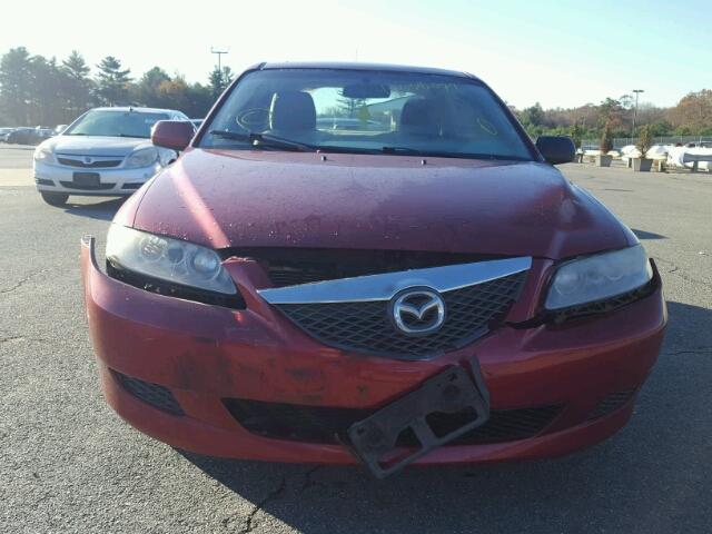 1YVFP80C455M28656 - 2005 MAZDA 6 I RED photo 9