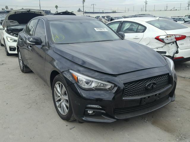 JN1BV7AR4FM424074 - 2015 INFINITI Q50 BASE Чорний фото 1