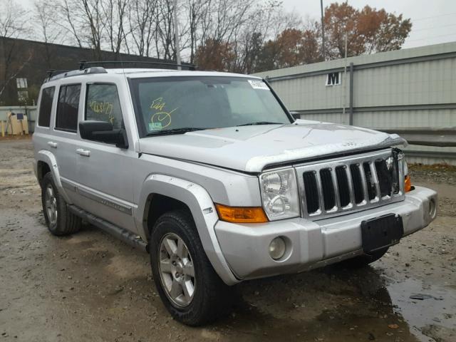 1J8HG58266C105739 - 2006 JEEP COMMANDER SILVER photo 1