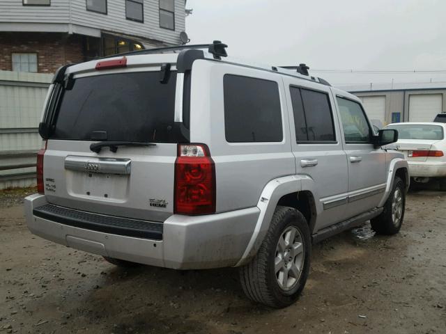 1J8HG58266C105739 - 2006 JEEP COMMANDER SILVER photo 4