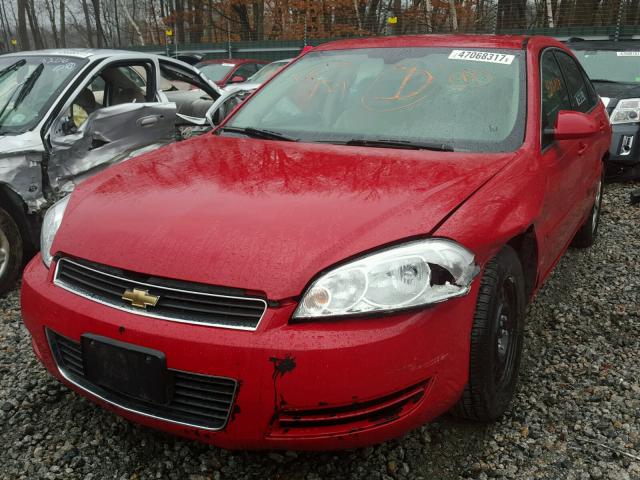 2G1WB58N879173078 - 2007 CHEVROLET IMPALA LS RED photo 2