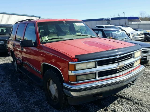 1GNEK13R5WJ332493 - 1998 CHEVROLET TAHOE K150 RED photo 1