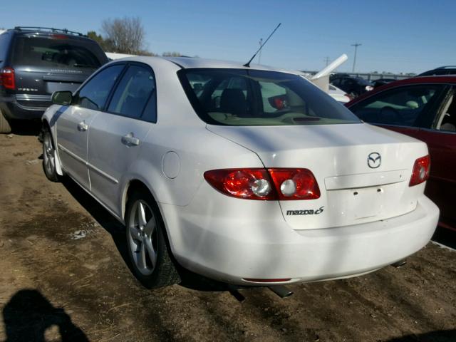 1YVHP80C755M67878 - 2005 MAZDA 6 WHITE photo 3