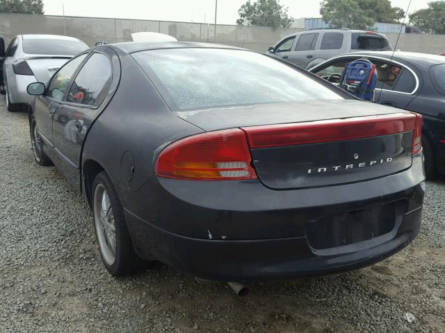 2B3HD46R6YH321148 - 2000 DODGE INTREPID BLACK photo 3