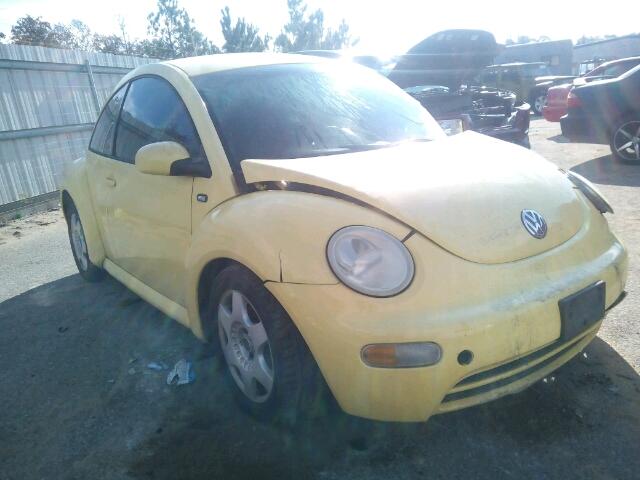 3VWBB21C12M428454 - 2002 VOLKSWAGEN NEW BEETLE YELLOW photo 1