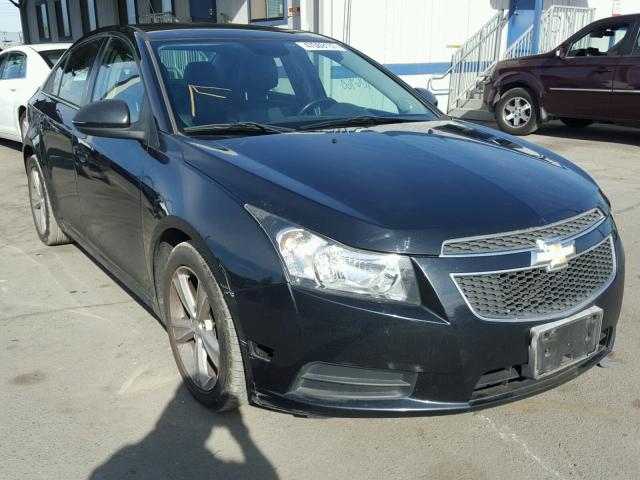 1G1PE5SB7D7126261 - 2013 CHEVROLET CRUZE LT BLACK photo 1