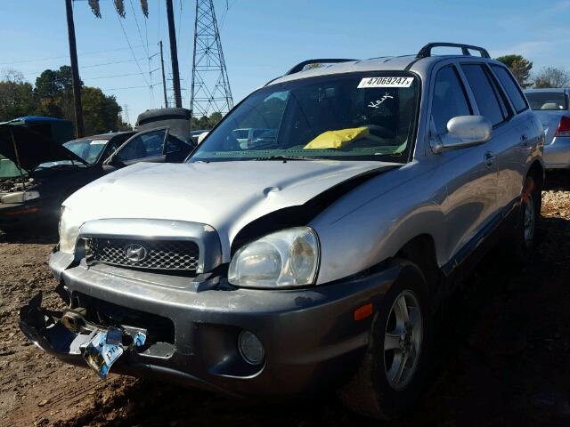 KM8SC83D61U130240 - 2001 HYUNDAI SANTA FE G GRAY photo 2