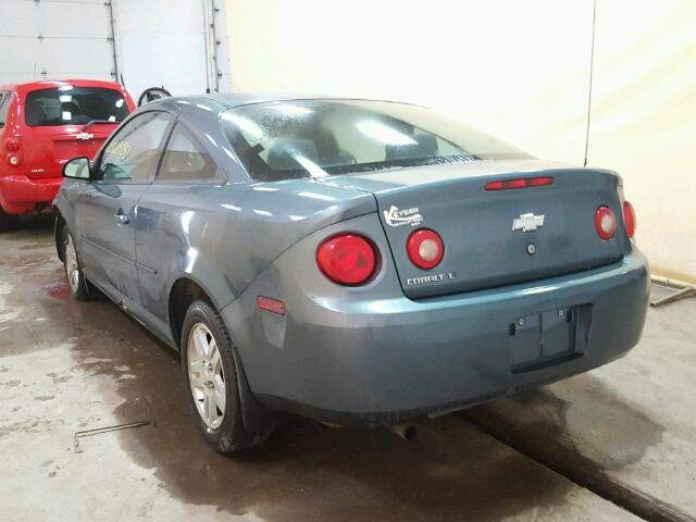 1G1AL18F467684120 - 2006 CHEVROLET COBALT LT BLUE photo 3