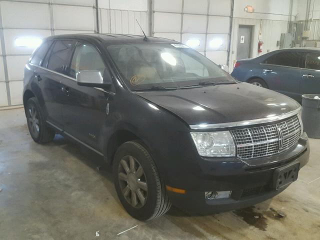 2LMDU88C98BJ17203 - 2008 LINCOLN MKX BLUE photo 1