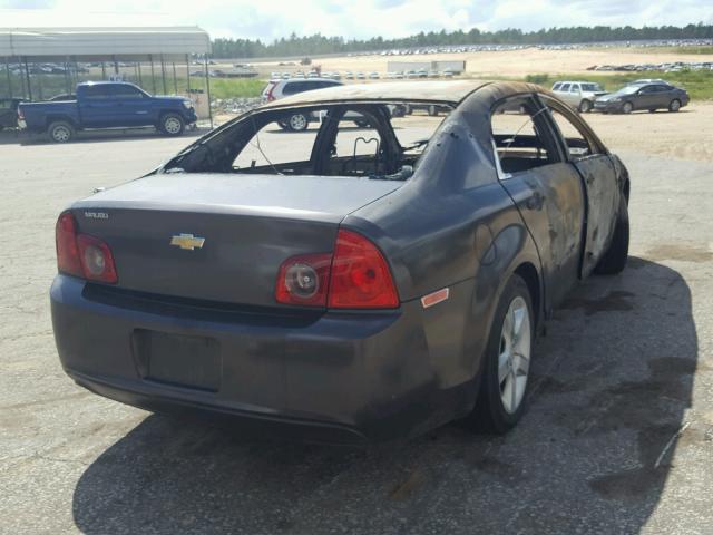 1G1ZA5E10BF345539 - 2011 CHEVROLET MALIBU LS ნაცრისფერი ფოტო 4