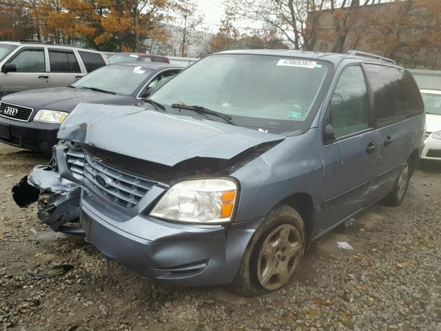 2FMZA51635BA01519 - 2005 FORD FREESTAR S BLUE photo 2