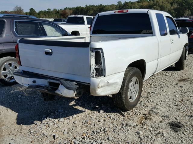 1GCEC19V06Z216789 - 2006 CHEVROLET SILVERADO WHITE photo 4