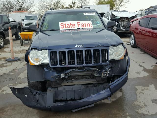 1J8GS48K49C536718 - 2009 JEEP GRAND CHER BLUE photo 9