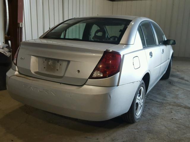 1G8AF52F55Z138910 - 2005 SATURN ION LEVEL SILVER photo 4