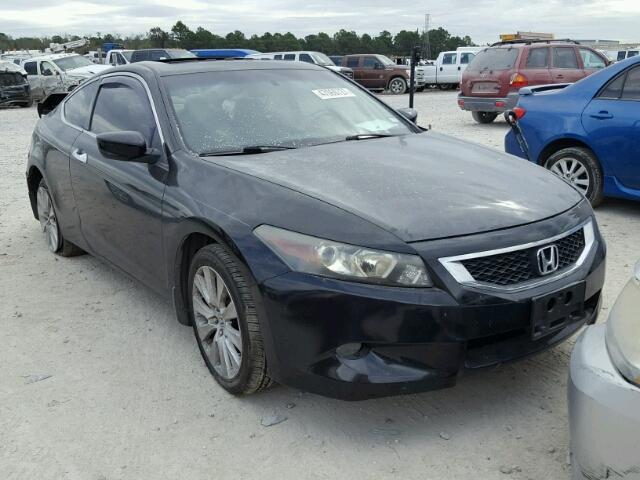 1HGCS2B8XAA003121 - 2010 HONDA ACCORD EXL BLACK photo 1