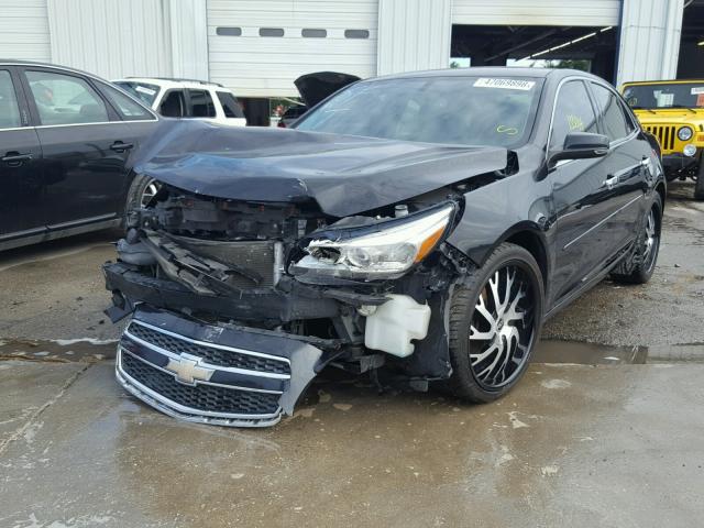 1G11C5SA6DF321356 - 2013 CHEVROLET MALIBU 1LT BLACK photo 2